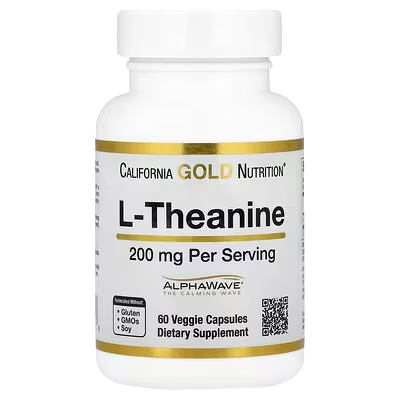 California Gold L-theanine 200mg 60 Capsules In Pakistan