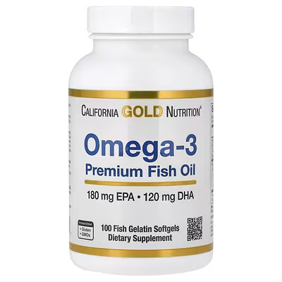 California Gold Omega-3 Fish Oil 1100mg 100 Softgels in Pakistan