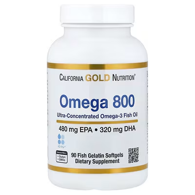 California Gold Omega 800 Fish Oil 1000mg 90 Softgels In Pakistan