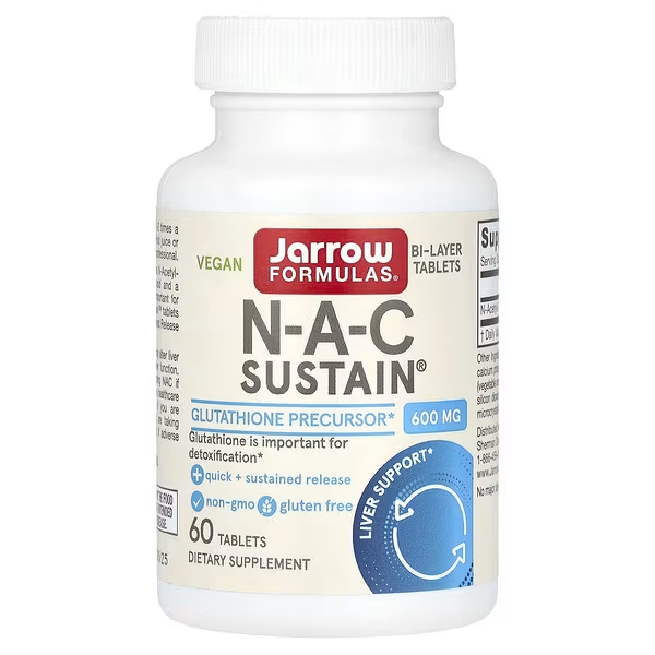 Jarrow Nac Sustain 600mg 60 Tablets In Pakistan