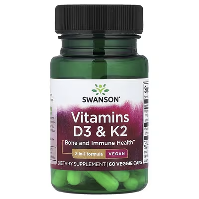 Swanson Vitamin D3 K2 60 Capsules In Pakistan