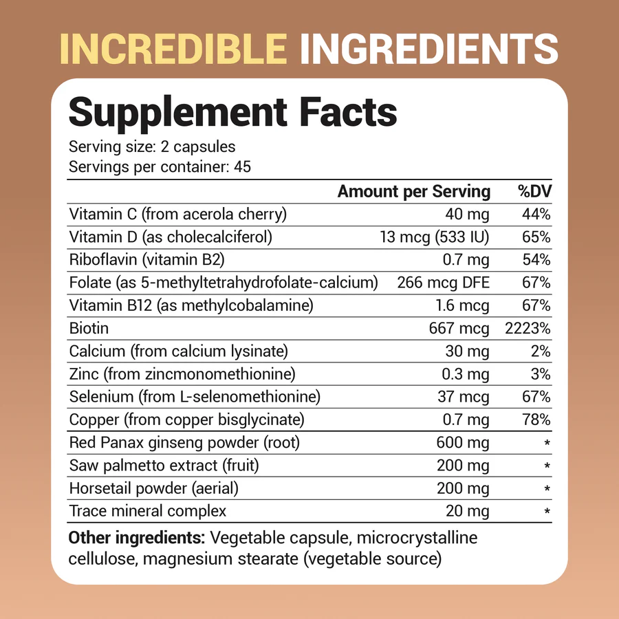 Dr Berg Hair Formula 90 Capsules In Pakistan