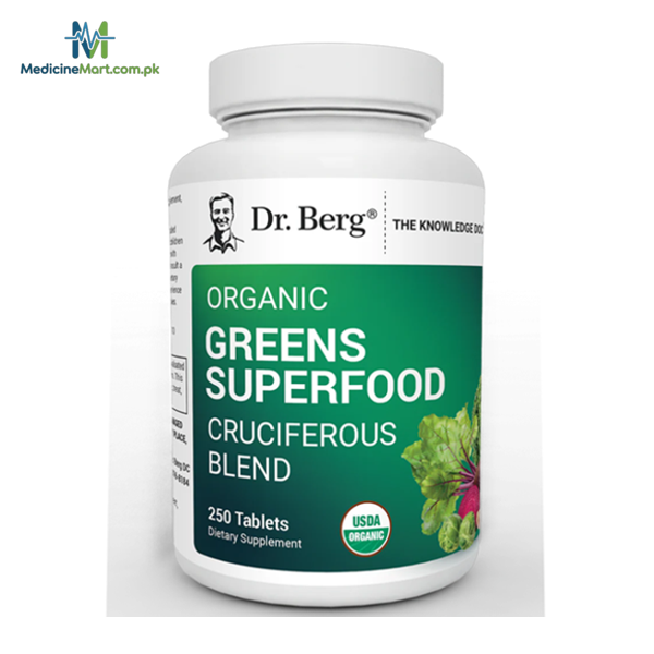 Dr. Berg Organic Greens Superfood Cruciferous Blend In Pakistan