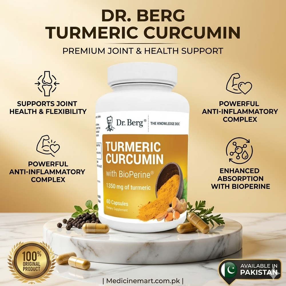 Dr. Berg Turmeric Curcumin With Bioperine 60 Capsules