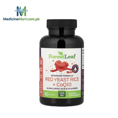 Forest Leaf Red Yeast Rice + Coq10 90 Capsules In Pakistan