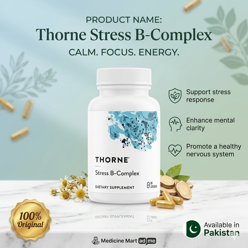 Thorne Stress B-complex 60 Capsules In Pakistan