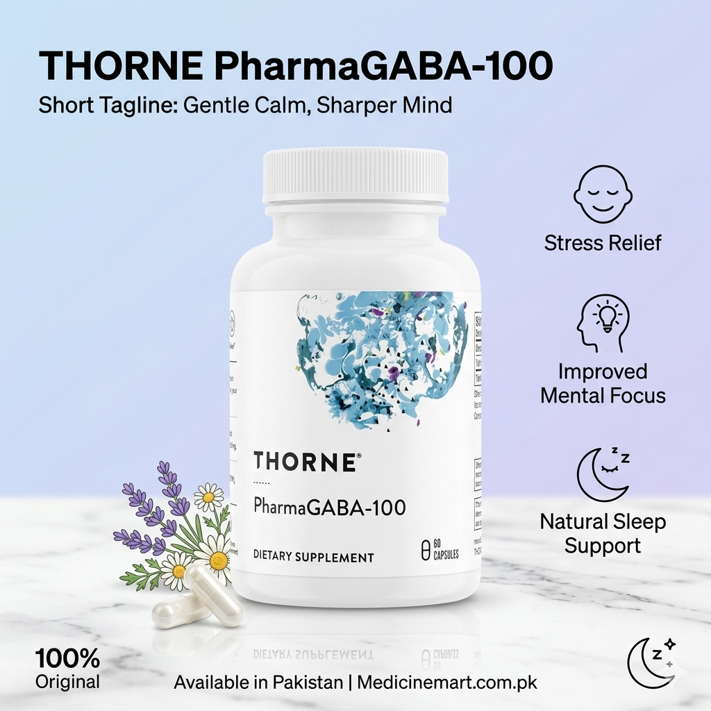 Thorne Pharmagaba-100 60 Capsules In Pakistan