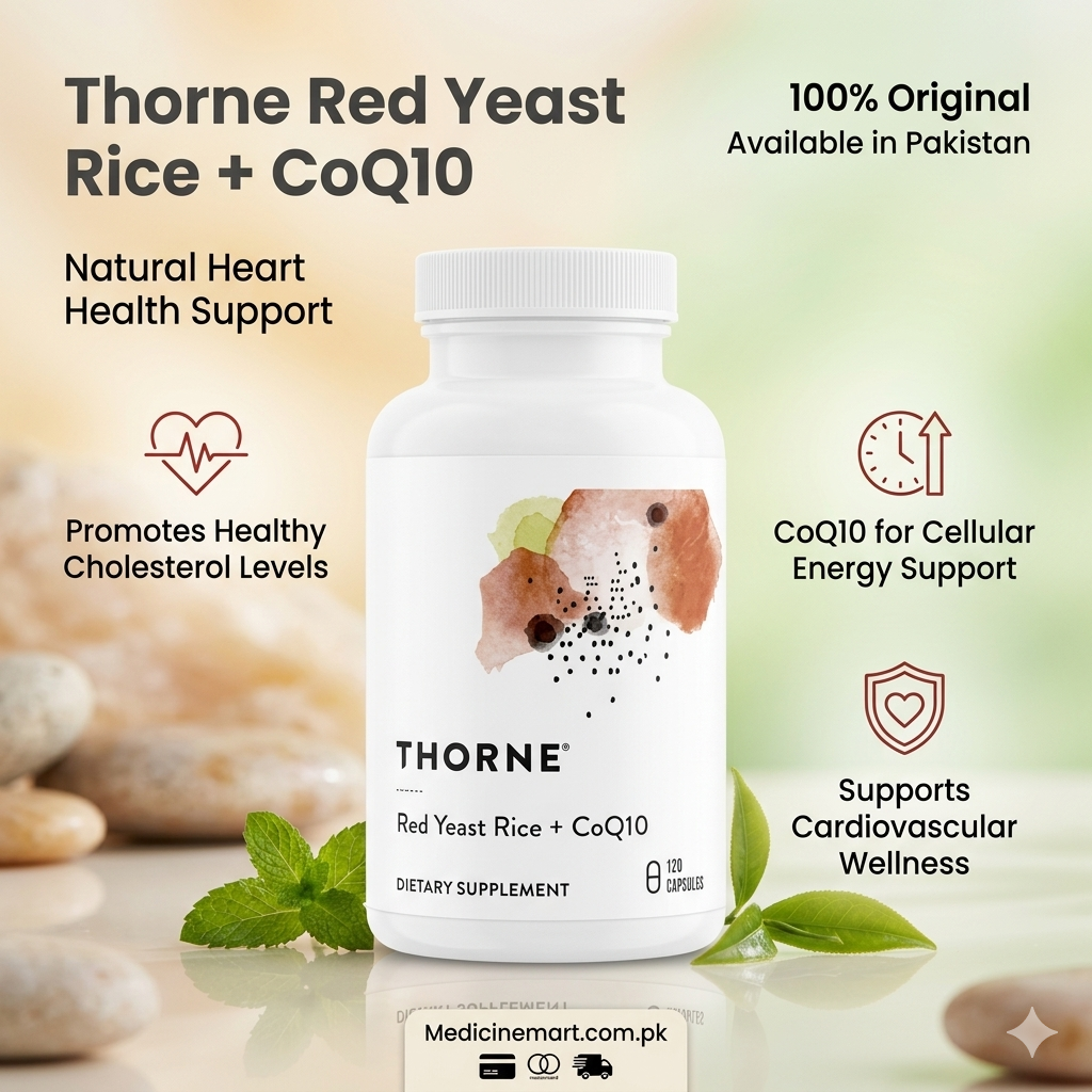 Thorne Red Yeast Rice + Coq10 120 Capsules In Pakistan
