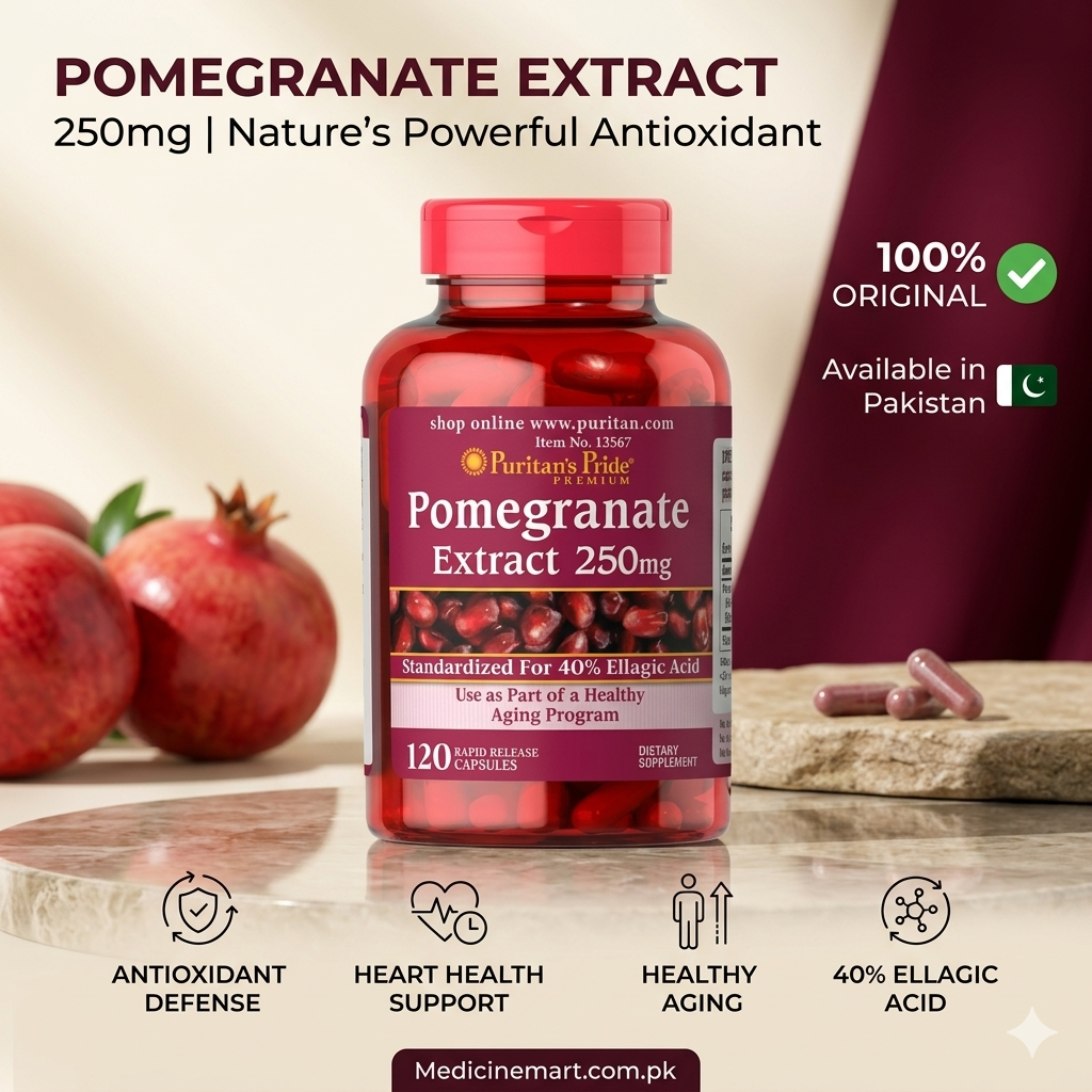Puritan’s Pride Pomegranate Extract 250 Mg In Pakistan