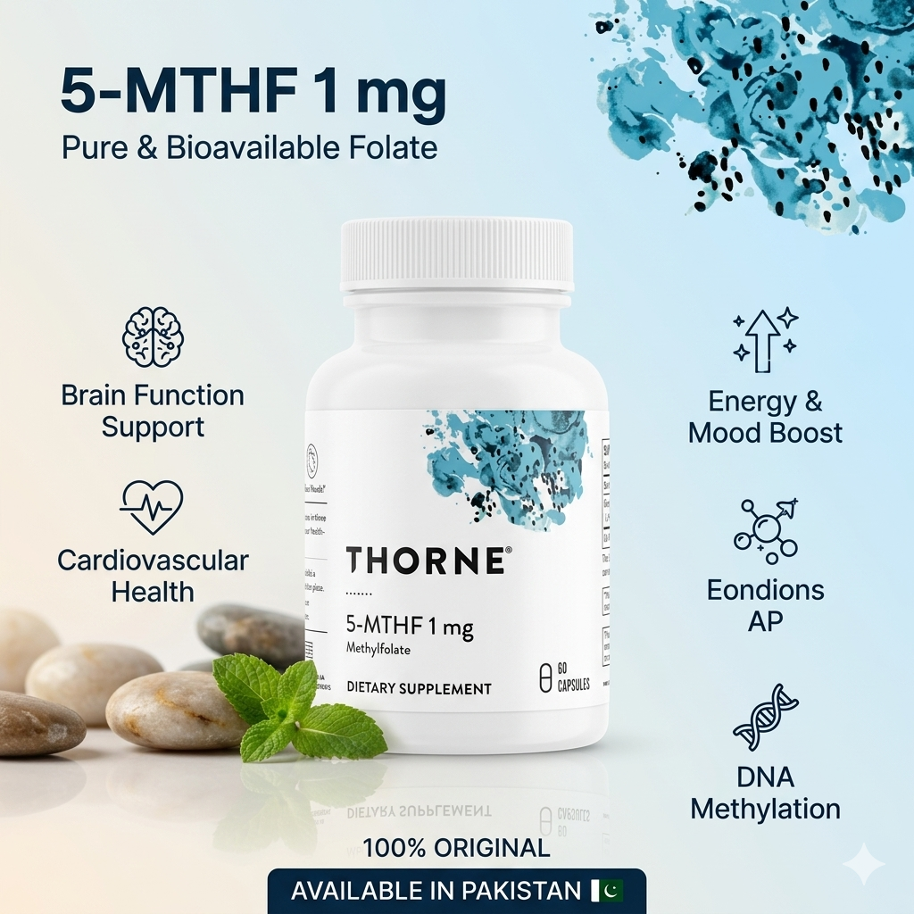 Thorne 5-mthf 1 Mg 60 Capsules In Pakistan