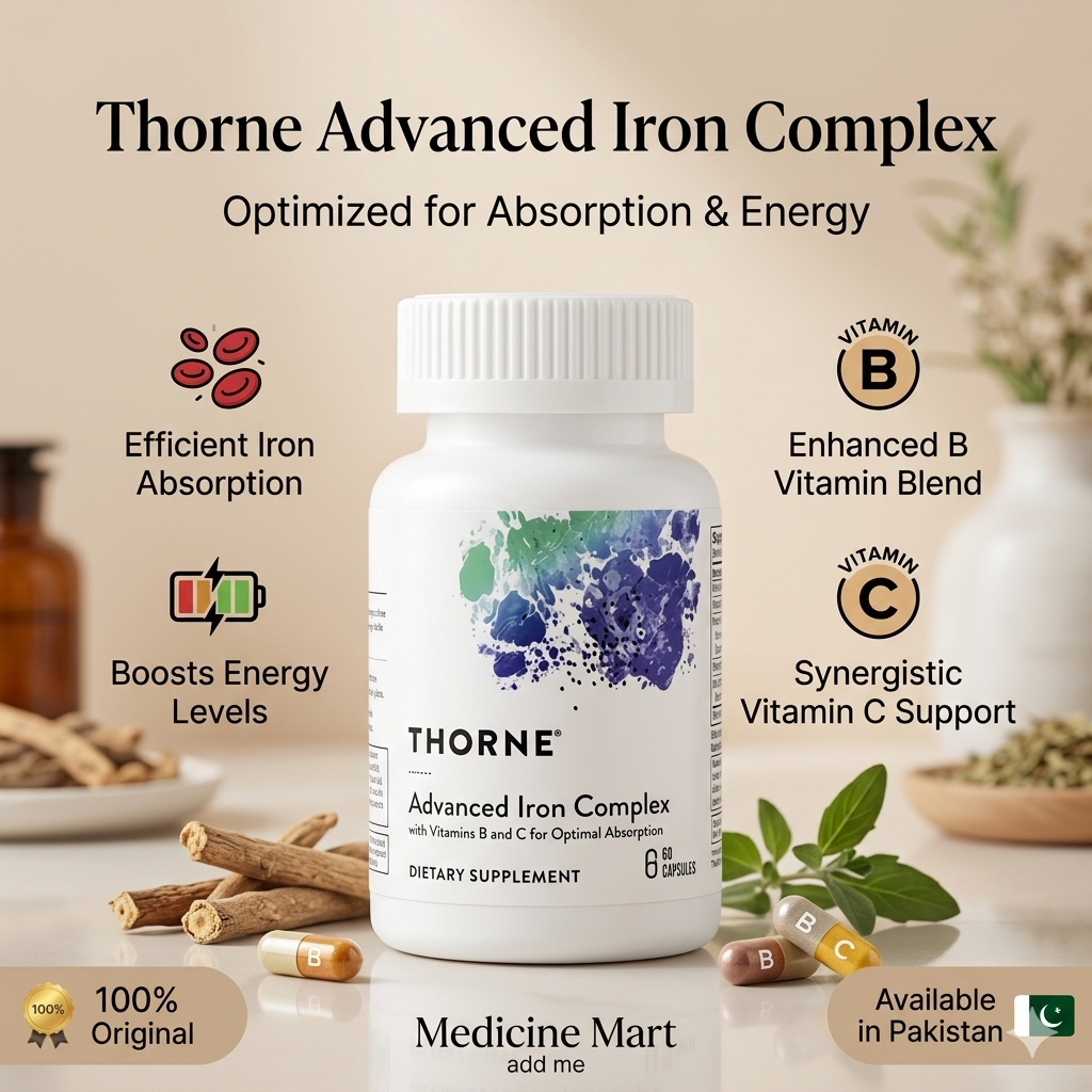 Thorne Advanced Iron Complex 60 Capsules In Pakistan