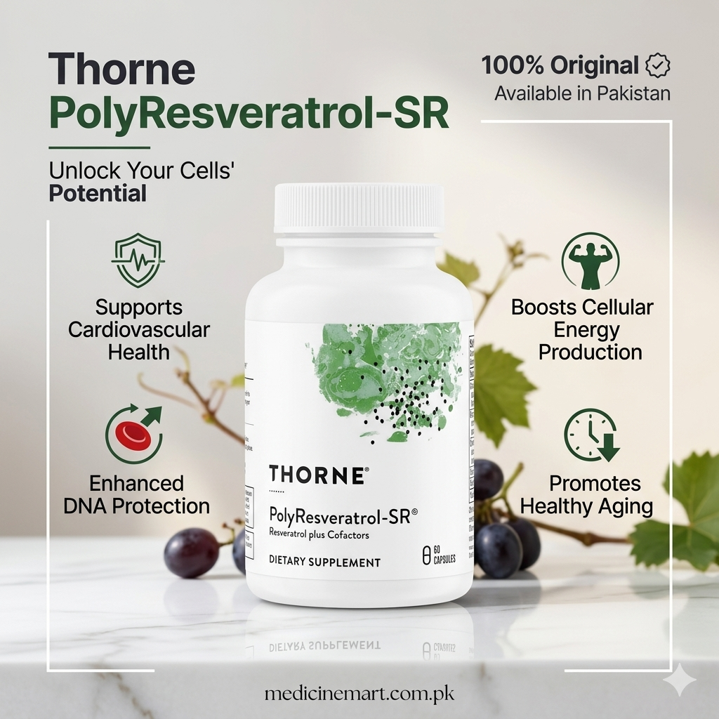 Thorne Polyresveratrol-sr 60 Capsules In Pakistan