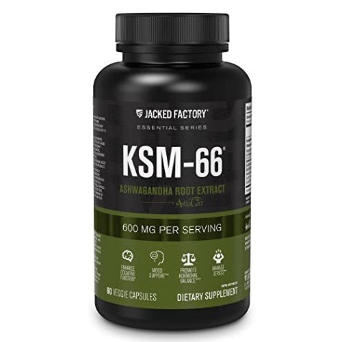 Jacked Factory Ashwagandha Root Extract 600mg Per Serving