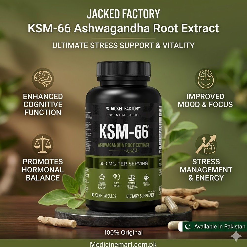 Jacked Factory Ashwagandha Root Extract 600mg