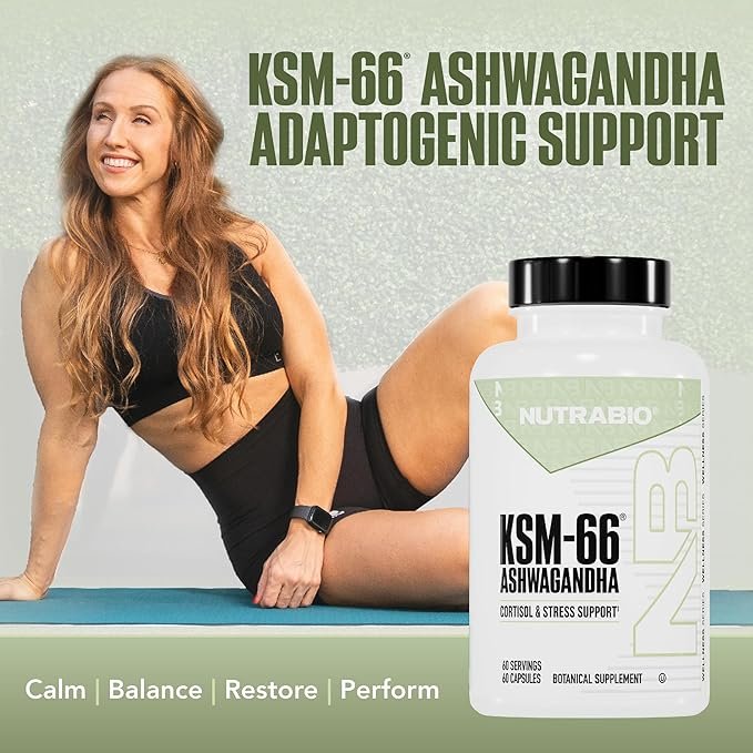 Nutrabio Ksm-66 Ashwagandha 600mg Capsules