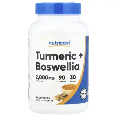 Nutricost Turmeric + Boswellia 2000mg Capsules In Pakistan