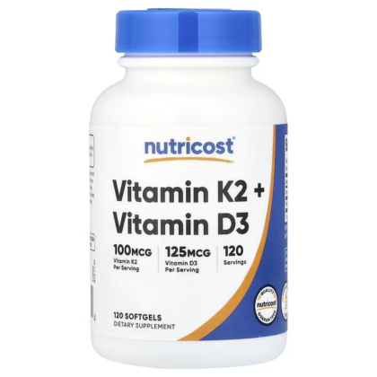 Nutricost Vitamin K2 + D3 120 Softgels In Pakistan