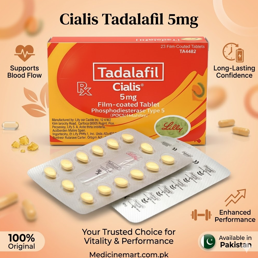 Tadalafil Cialis 5mg Tablets