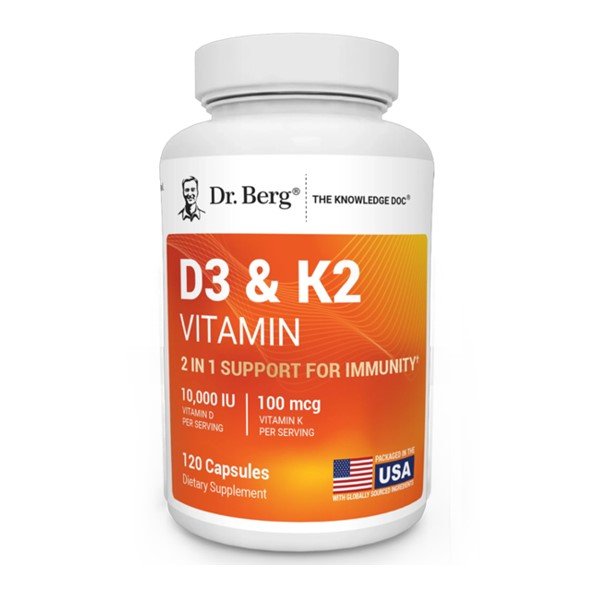 Dr. Berg D3 & K2 Vitamin Capsules In Pakistan