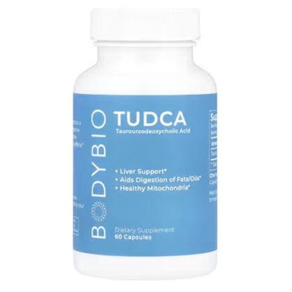 BodyBio TUDCA 250mg 60 Capsules