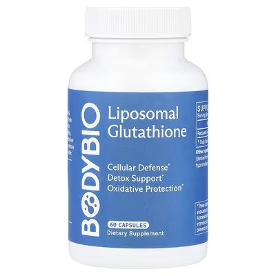 Bodybio Liposomal Glutathione 60 Capsules 250mg