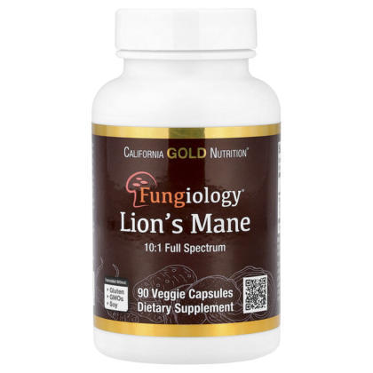 California Gold Nutrition Organic Lion’s Mane 90 Veggie Capsules