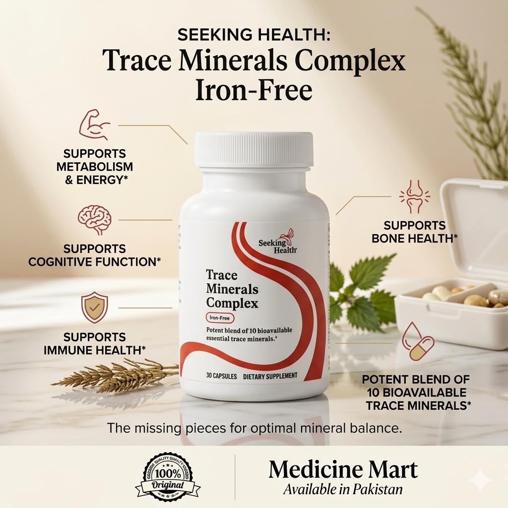 Seeking Health Trace Minerals Complex Iron-Free 30 Capsules In Pakistan