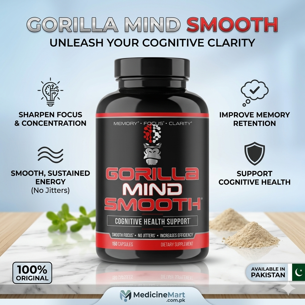 Gorilla Mind Smooth 150 Capsules In Pakistan