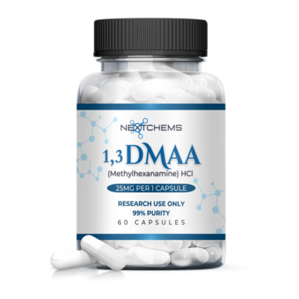 Nextchems 1,3-dmaa (Methylhexanamine) Hcl 25mg Capsules