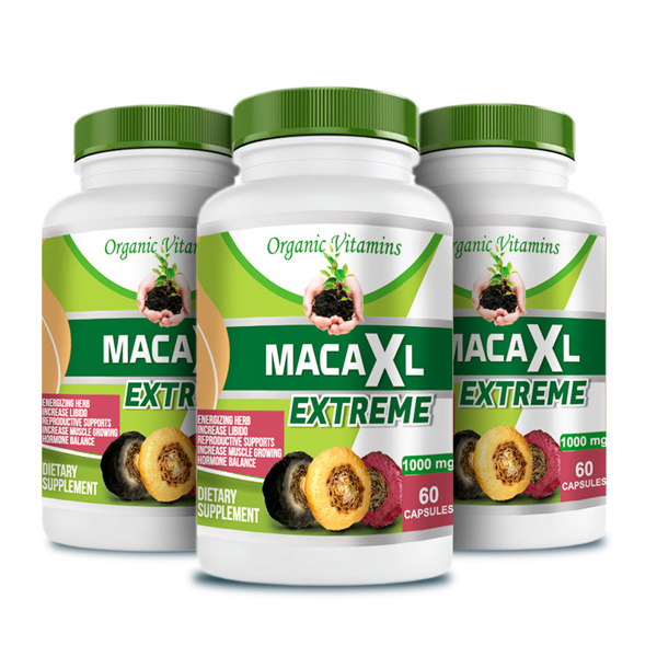 Organic Vitamins Maca Extreme 60 Capsules In Pakistan