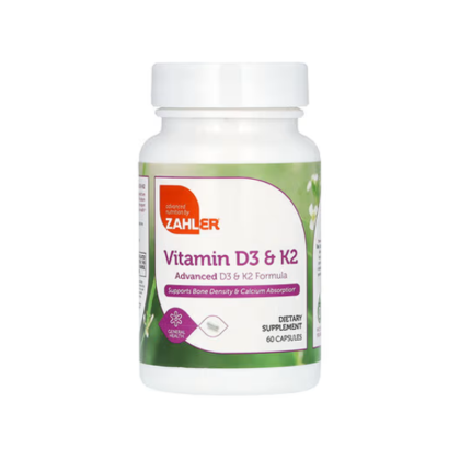 Zahler Vitamin D3 & K2 60 Capsules In Pakistan