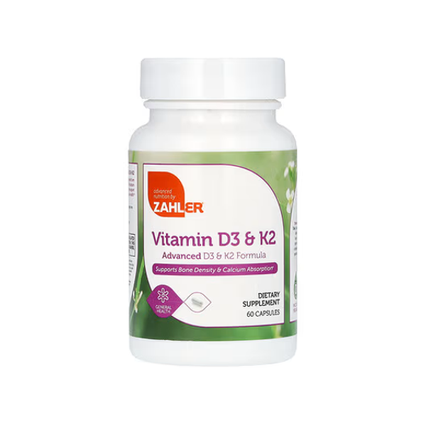 Zahler Vitamin D3 & K2 60 Capsules In Pakistan