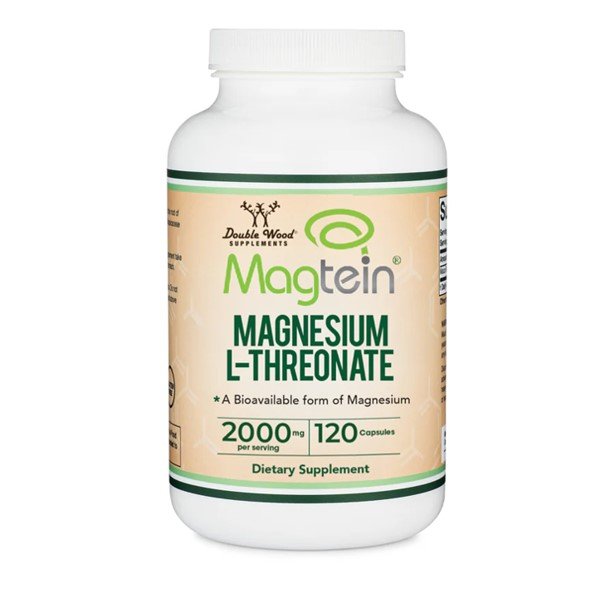 Double Wood Magnesium L-Threonate (Magtein) 120 Capsules
