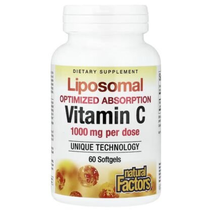Natural Factors Liposomal Vitamin C 500mg Softgels