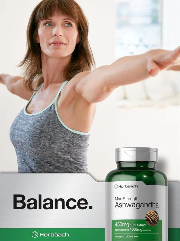 Buy Original Horbaach Ashwagandha 450mg Capsules in Pakistan at Best Price