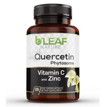 B Leaf Nature Quercetin Phytosome with Vitamin C & Zinc 120 Capsules