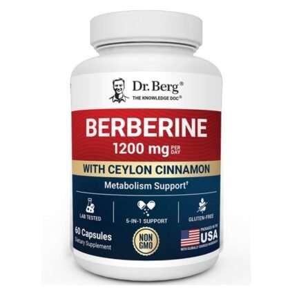 Dr. Berg Berberine with Ceylon Cinnamon 60 Capsules in Pakistan