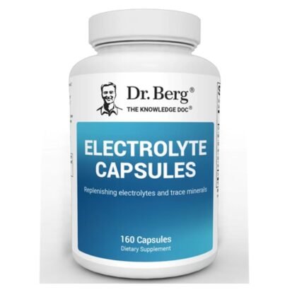 Dr. Berg Electrolyte Capsules with Potassium & Magnesium 160 Veg Capsules