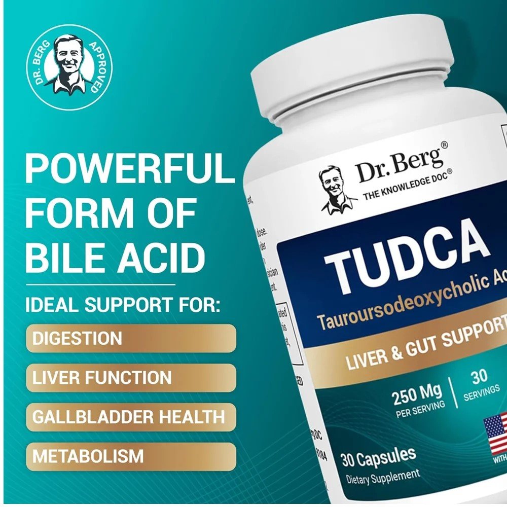 Dr. Berg TUDCA 250mg Capsules