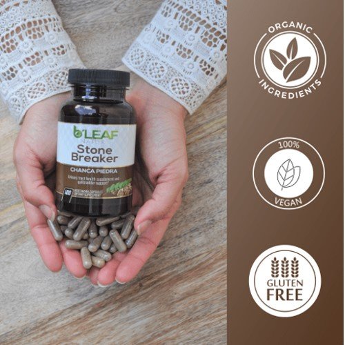 B'leaf Nature Stone Breaker Chanca Piedra 100 Capsules in Pakistan