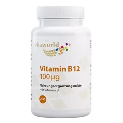 Vitaworld Vitamin B12 100 mcg 180 Capsules in Pakistan