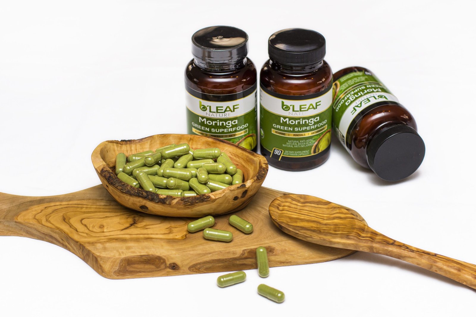 B'leaf Nature Moringa Leaf Powder 90 Capsules in Pakistan