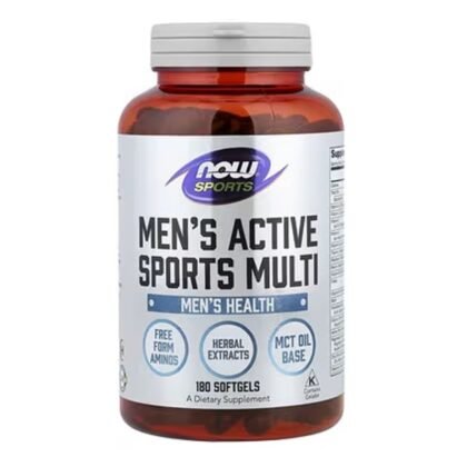 NOW Foods Men's Active Sports Multi 180 Softgels in Pakistan