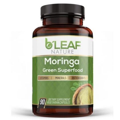 B'leaf Nature Moringa Leaf Powder 90 Capsules in Pakistan
