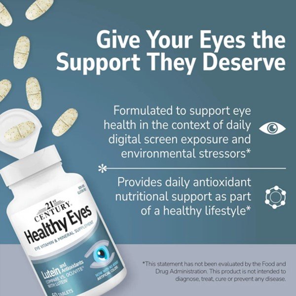21st Century Healthy Eyes Lutein & Antioxidants 60 Tabs in Pakistan