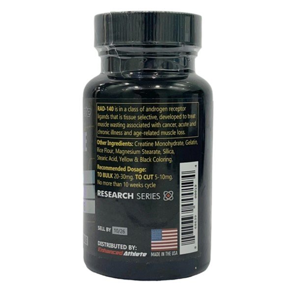 Enhanced Athlete RAD-140 Testolone 10mg 60 Capsules