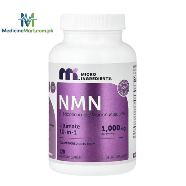 Micro Ingredients NMN 120 Vegetarian Capsules in Pakistan