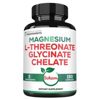 Satoomi 1200mg 3-in-1 Magnesium L-Threonate 500mg 150 Caps in Pakistan