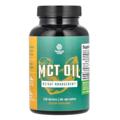 Nature's Craft MCT Oil 1000mg 120 Softgels in Pakistan