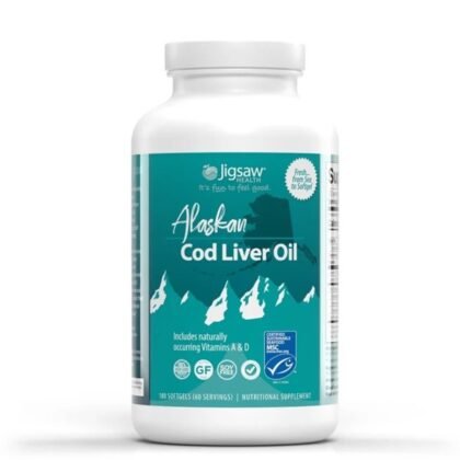 Jigsaw Health Alaskan Cod Liver Oil 180 Capsules in Pakistan